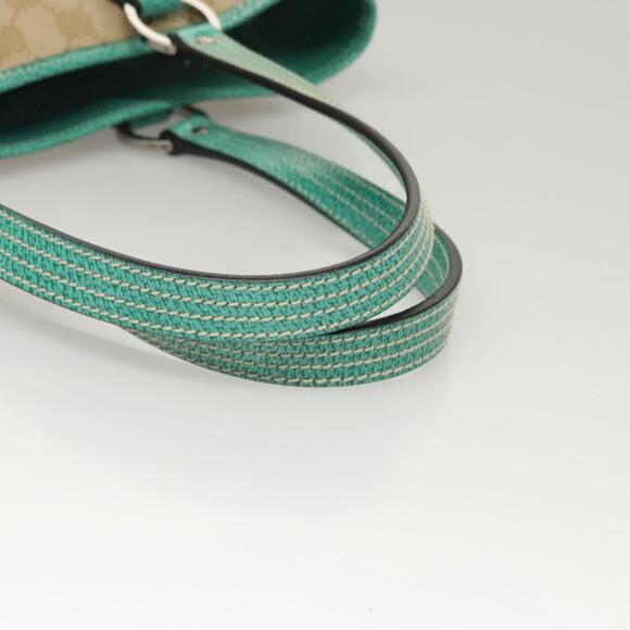 GUCCI GG Canvas Tote Bag Beige Silver - Picture 7 of 16